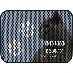 Elekli Desenli Kedi Tuvalet Önü Paspası 60 x 45 cm Good Cat