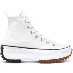 Run Star Hike Canvas Platform Kadın Beyaz Sneaker Ayakkabı 166799C