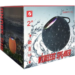 Auris KTS-1432 Rgb Işıklı 2’’ Bluetooth Hoparlör- Siyah