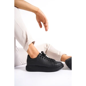 MBMCQ1000-SS Erkek Kalın Taban Siyah/Siyah Sneaker & Spor Ayakkabı