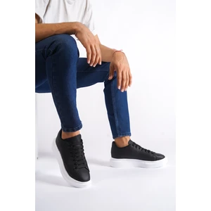 MBMCQ1000-S Erkek Kalın Taban Siyah Sneaker & Spor Ayakkabı