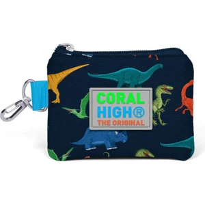 Coral High Kids Lacivert Mavi Dinazor Desenli Bozuk Para Çantası 21740