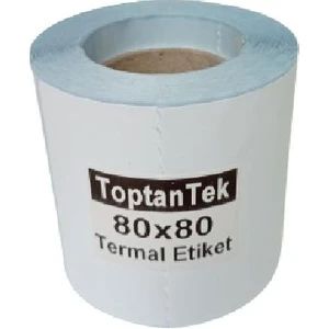 80 x 80 Termal Etiket G.80 mm Y.80 mm Bir Rulo 300 Adet
