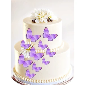 Yenilebilir Kelebekler Pirinç Kağıdından Özel Kesimli Görseldeki Ürün Gönderilecek 10 Adet Gelecek