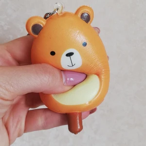 HD Marketim Anahtarlık Çanta Araba Süsü Squishy Sevimli Ayı Hayvan Figürlü Sukuşi