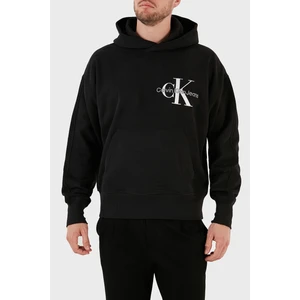 Calvin Klein Pamuklu Oversize Fit Kapüşonlu Sweat J30J323431BEH Erkek Sweat J30J323431 Beh