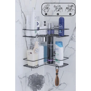 Suntel Banyo ve Mutfak Aksesuarları Yapışkanlı Banyo Rafı, Banyo Düzenleyici Kaliteli Banyo Organizer