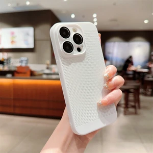 Case 4U Apple iPhone 14 Pro Kılıf Rubber Delikli Hava Alan Mat Silikon Arka Kapak Beyaz
