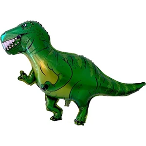 Yeşil Renk Dinozor Supershape Folyo Balon 105X80 cm 1 Adet