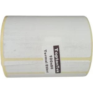 100 x 80 + 1 Termal Etiket G.100 mm Y.80 mm Bir Rulo 400 Adet