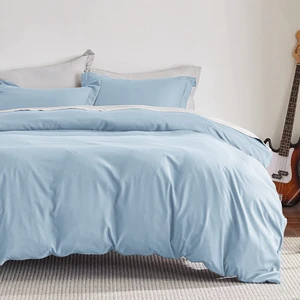 Zeren Home Çift Kişilik Nevresim Takımı, Lastikli Çarşaf, 2 Yastık Kılıfı, %100 Pamuklu 4 Parça