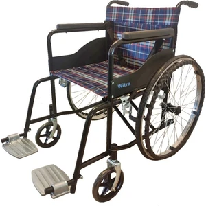 İthal Tekerlekli Sandalye Hasta Transfer Manuel Katlanabilir Sandalye Hasta Bakım