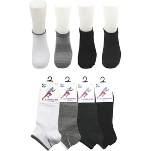 Kardeşler Çorap Erkek Pamuklu Patik 4'lü Paket