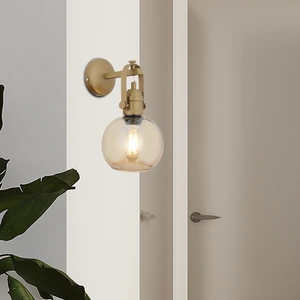 Cherish Tekli Eskitme Bal Camlı Modern Yatak Başı, Salon Aplik