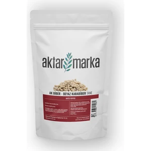 Aktar Marka Ak Biber Beyaz Karabiber Tane 100  gr