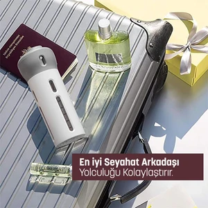 Seyahat Kozmetik Şampuan Vücut Kremi Losyon Taşıma Şişe Seti