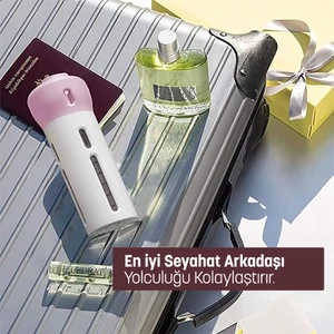 Seyahat Kozmetik Şampuan Vücut Kremi Losyon Taşıma Şişe Seti