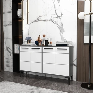 Zerka Concept Marden Konsol Tv Sehpası Tv Ünitesi Antrasit Beyaz