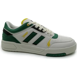 28693 Beyaz - Yeşil Erkek Sneaker Günlük Spor Ayakkabı