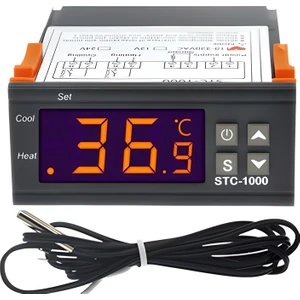 Dijital Kontrol Cihazı STC-1000 LCD Prob Termostat 220V