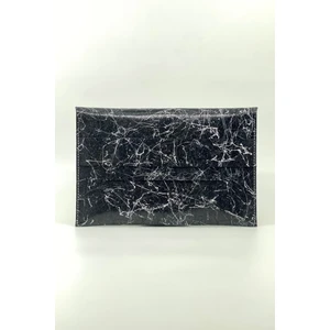 MAT DERİ Macbook 13/13.3 Inç Çanta Siyah Tam Uyumlu Hakiki Deri Kılıf