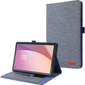 Lenovo Tab M9 Için Deri Tablet Kılıfı - Mavi (Yurt Dışından)