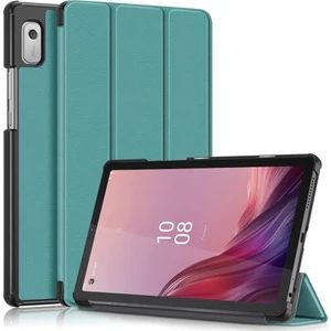 Lenovo Tab M9 TB-310FU Için Deri Tablet Kılıfı - Yeşil (Yurt Dışından)