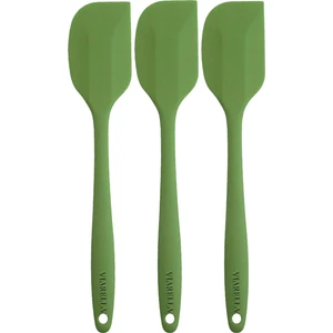Silikon Spatula Seti Büyük Boy Yanmaz Çizmez Yeşil 3'lü