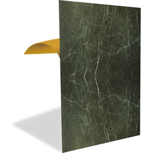Kendinden Yapışkanlı Siyah-Yeşil Mermer Desenli Pvc Panel 41x62 Cm 4 Adet 1 M²