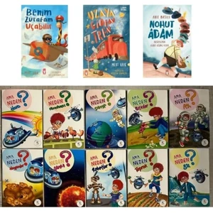 Benim Zürafam Uçabilir+Uzaya Giden Tren+Nohut Adam+ Ama Neden 10 Kitap Toplam 13 Kitap