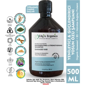 Edy's Organics Yenileyici & Yosun Özlü Şampuan 500 ml