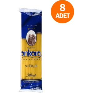 Nuhun Ankara Nuh'un Ankara Spagetti Makarna 500 gr (8 Adet)