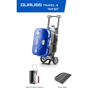 Travel-X Taşınabilir Mangal Tam Set Gece Mavisi