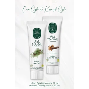 Eyüp Sabri Tuncer Diş Macunu Çam Özlü 90 ml ve Karanfil Özlü 90 ml