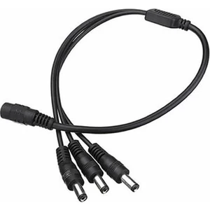 3 Başlı Dc Adaptör Çoklayıcı Kablo 5.5*2.1mm - 1 Dişi 3 Erkek - 40CM