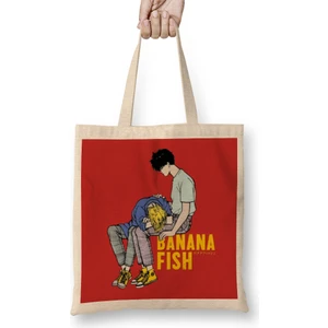 Banana Fish Retro Bez Çanta Uzun Saplı