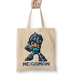 Mega Man Pixel Character Bez Çanta Uzun Saplı