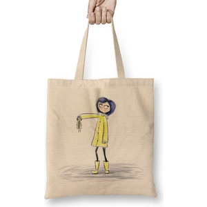 Coraline Watercolor Bez Çanta Uzun Saplı