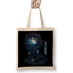 Tanjiro Moonlight Bez Çanta Uzun Saplı