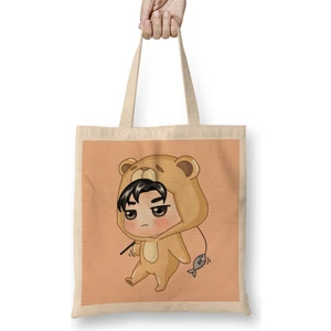 Yuri On Ice Otabek As A Cute Bear Bez Çanta Uzun Saplı