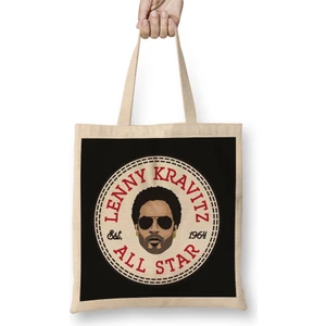 Lenny Kravitz All Star Converse Logo Bez Çanta Uzun Saplı