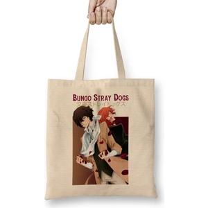 Bungou Stray Dogs Anime Osamu Dazai x Chuuya Nakahara Bez Çanta Uzun Saplı