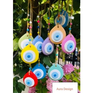 Aura Design Nazarlık Nazar Boncuğu 10 Lu Set Ev Balkon Bahçe Dekorasyonumodeli