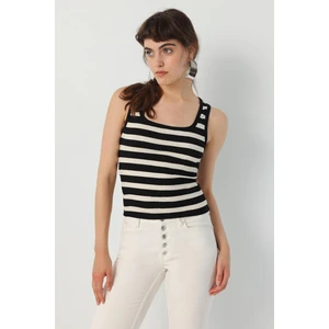 Jakarlı Cizgili Kaskorse Top