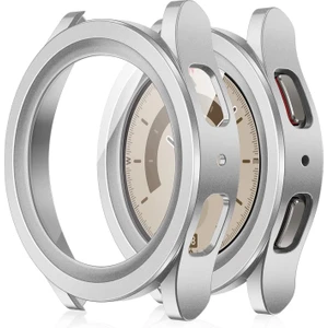 Novstrap Samsung Galaxy Watch 5 Pro 45MM Uyumlu Ekran Koruyucu Cam ve Kasa Koruyucu Sert Pc