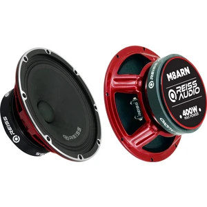 Reiss Audio RS-M8ARN En Iyisini Isteyenlere Çifti 800WAT-400 Rms Metal Kapaklı 20 cm Oto Midrange Hoparlör