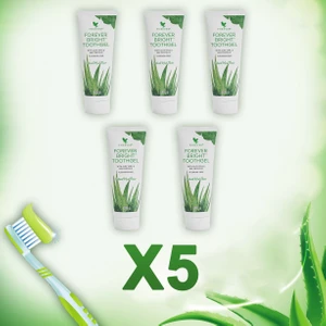 Bright Toothgel Aloe Veralı Diş Macunu 5'li Takım