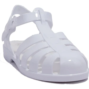 S10258 Bıarrıtz Beyaz Ortopedik Günlük Kadın Sandalet