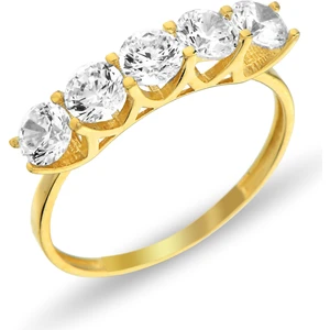 1,5 Carat Beştaş Sarı Altın Yüzük ET72