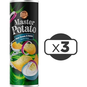 Potato Soğanlı & Ekşi Kremalı Cips 160 gr 3 Adet